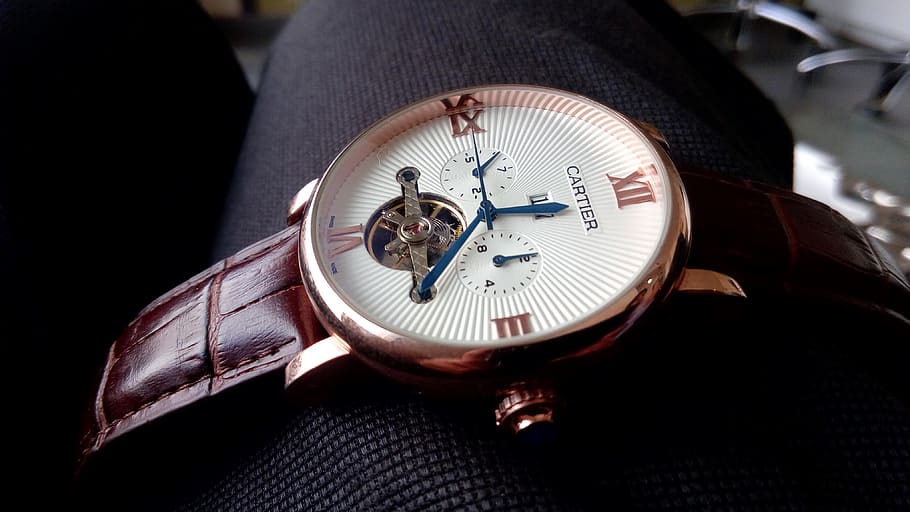 wristwatch, time, watch, clock, fashion, watches, luxury, man, leather, accessory