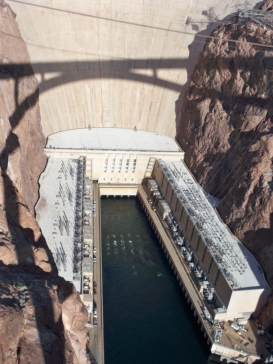 Dam Hoover, Nevada, Sungai Colorado, jembatan, bendungan, hoover, listrik, air, pembangkit listrik tenaga air, energi