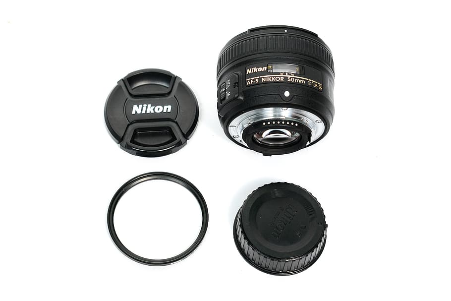 nikon, lens, camera, dslr, digital, photograph, slr, technology, gear, white background
