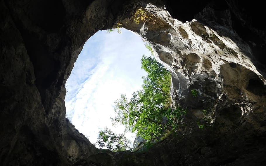 cave, vent, days, rock, rock - object, day, sky, nature, solid, beauty in nature