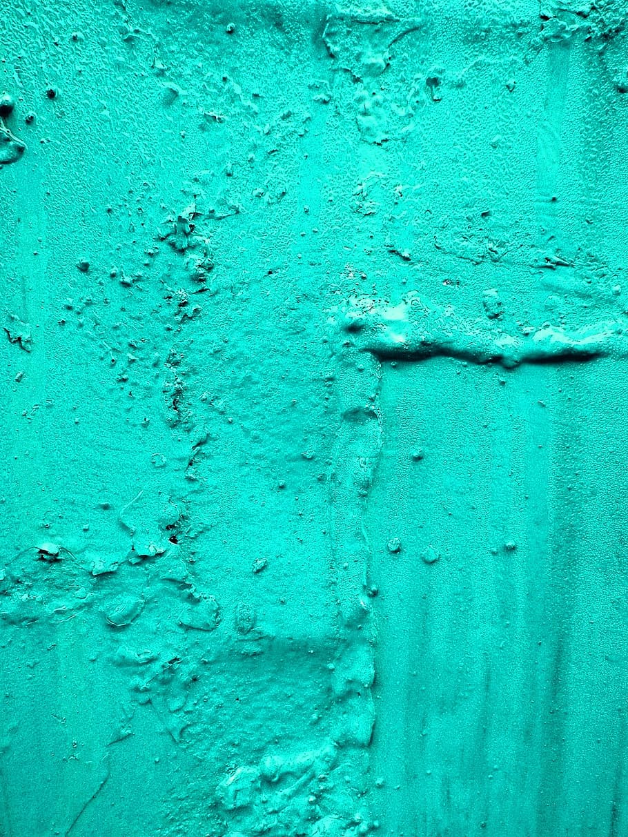 teal painted wall, turquoise, background, structure, wall, facade, old, backgrounds, abstract, blue
