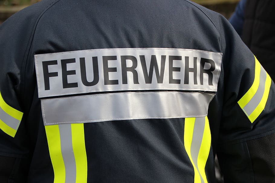 fire, fire fighter, uniform, firefighters, feuerloeschuebung, use, auxiliary forces, rescue, delete, safety