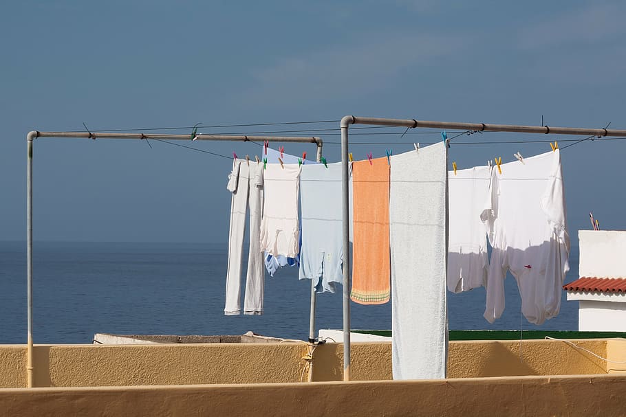 laundry, dry, clothes line, hang, budget, clothes peg, leash, color, garments, clothing