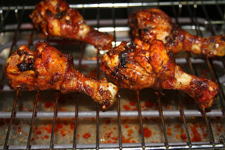 chicken, recipe, flat, grilling, barbecue, thigh, chicken thigh, skewer, white, grid