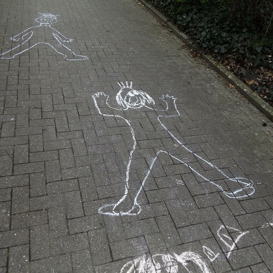 painting, sidewalk, chalk, children, street chalk, art, paint, play, transportation, road