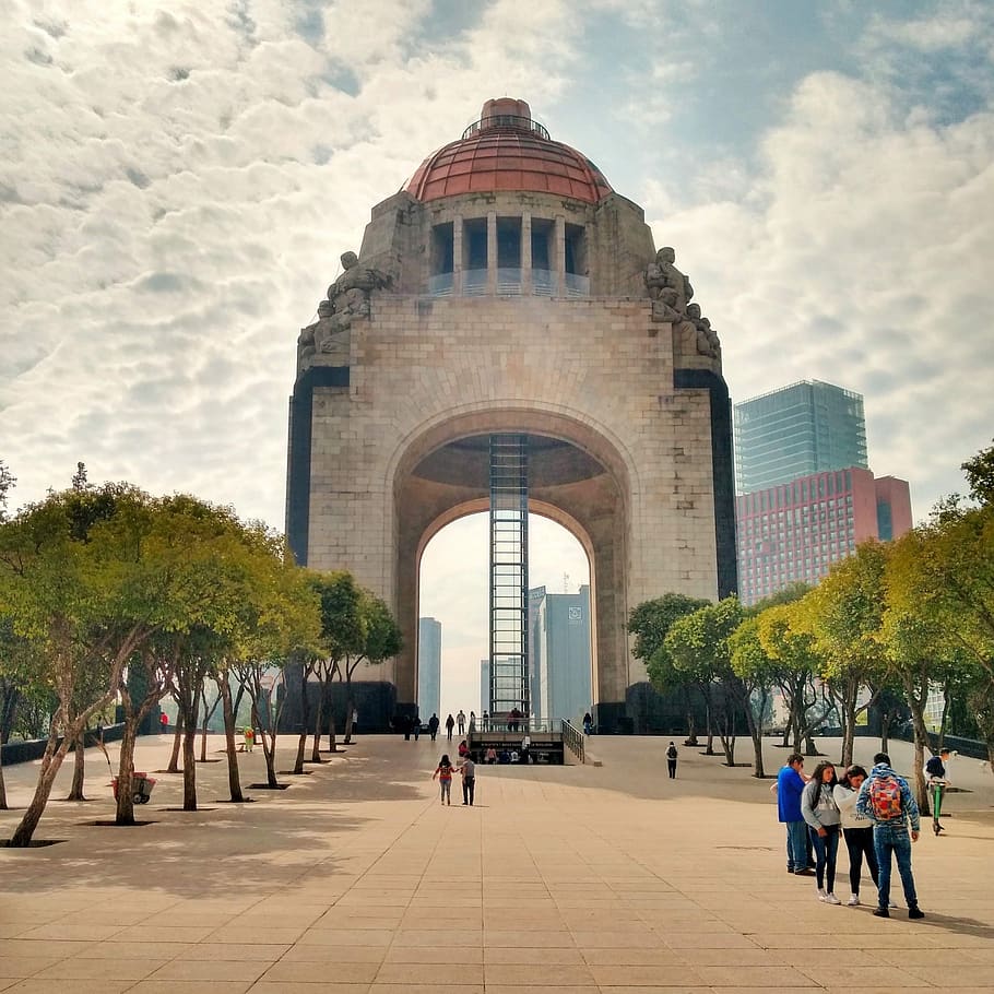 mexico, mexico city, monument, architecture, mexican, urban, culture, skyli...