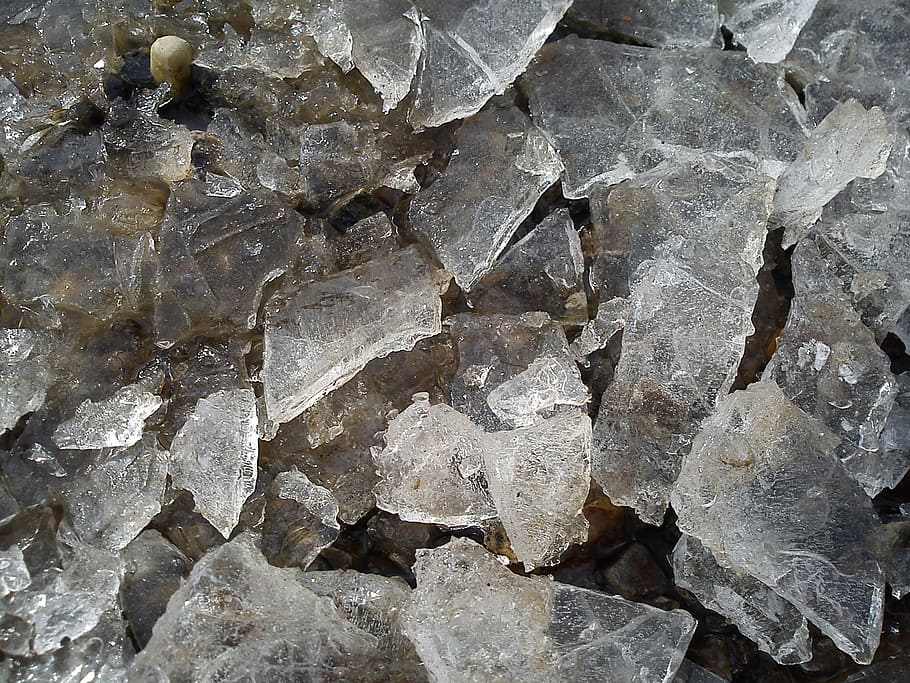 Ice, Splitter, Sparkle, eiskristalle, edges, cold, icy, crystals, mineral, rock - object