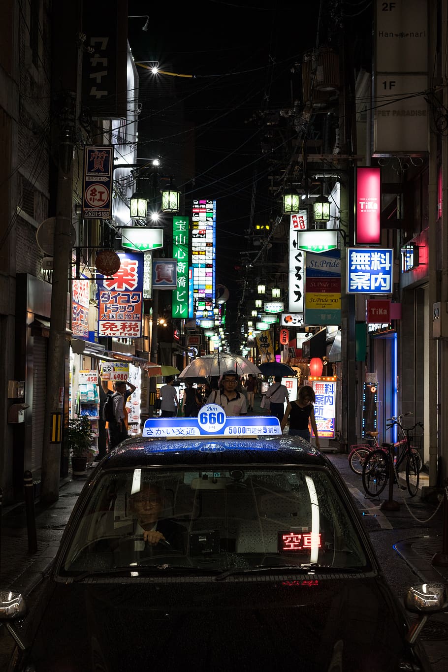 asia, japan, lights, night, people, street, street photo, street photography, photography, person