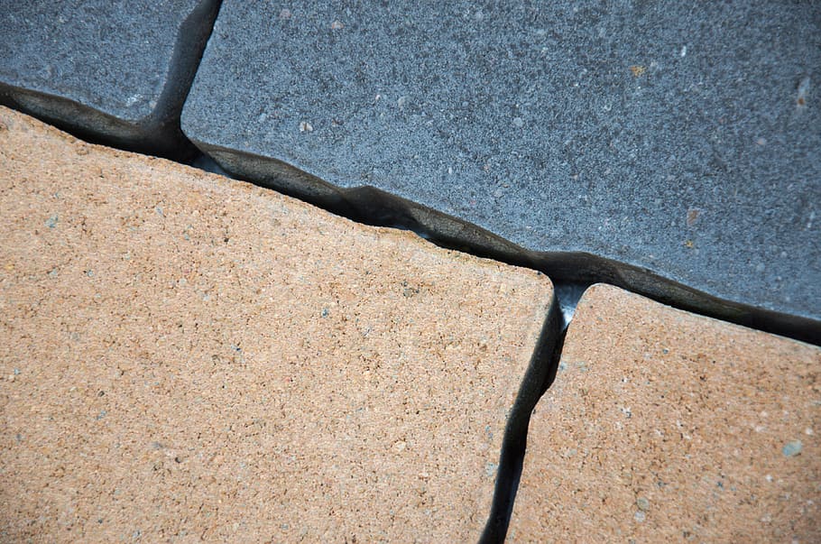 paving stones, stones, pattern, abstract, structure, day, nature, close-up, high angle view, sunlight