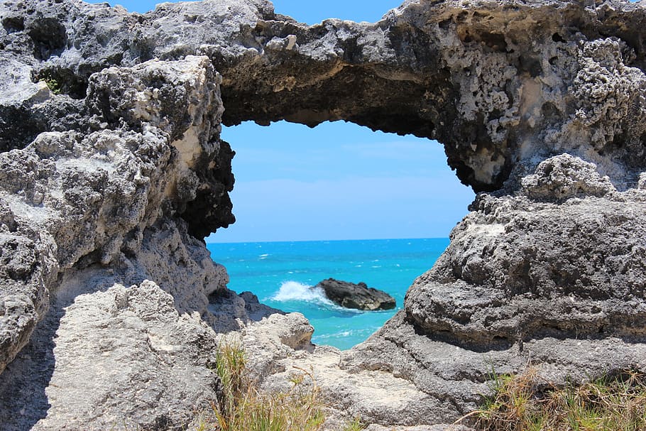 bermuda, water, amazing, ocean, sea, travel, image4, rock, rock - object, solid