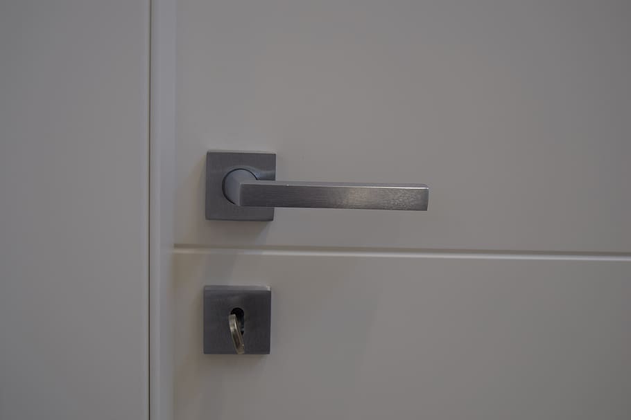 safety, door, privacy, entrance, indoors, handle, protection, lock, doorknob, security