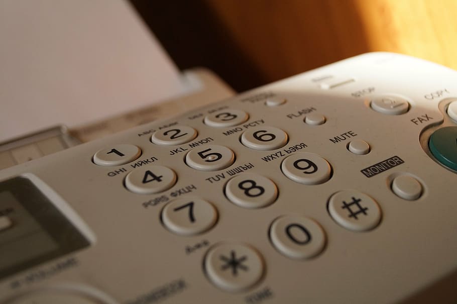 office, fax, phone, number, technology, close-up, selective focus, indoors, control, push button