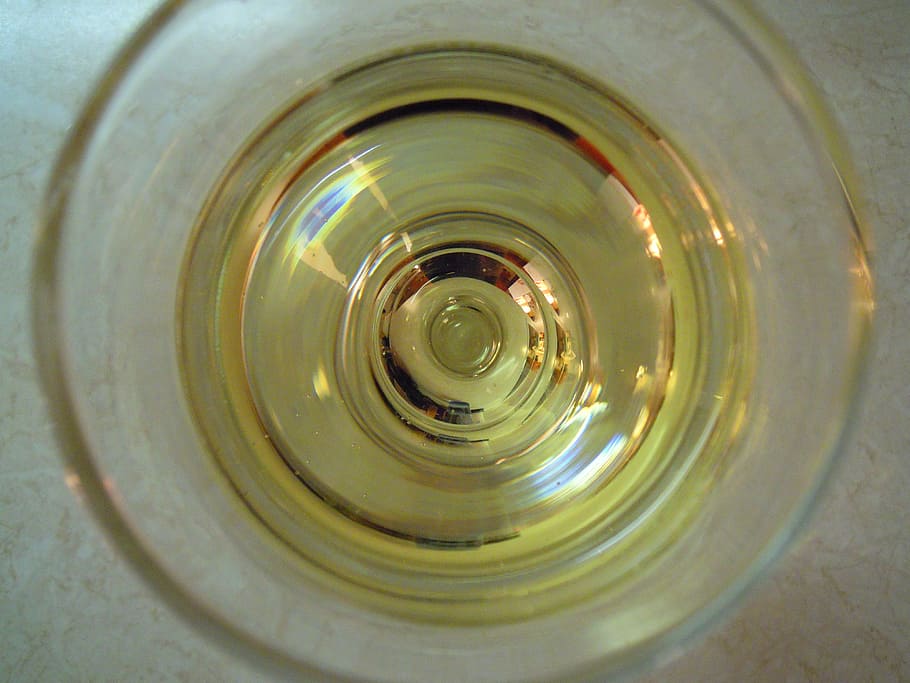 vinho branco, copo de vinho, beber, álcool, vidro, copos, círculo, forma geométrica, forma, ninguém
