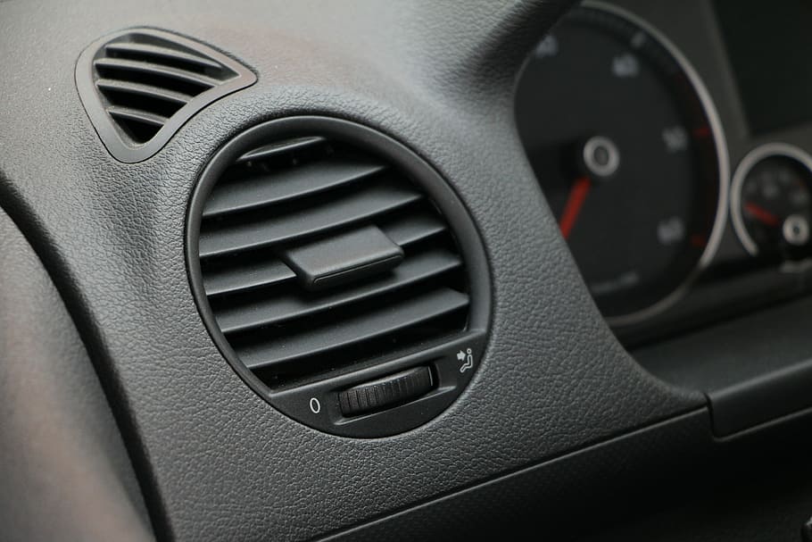 auto, ventilation nozzle, dashboard, volkswagen, vehicle, plastic, interior, rotary control, pkw, car