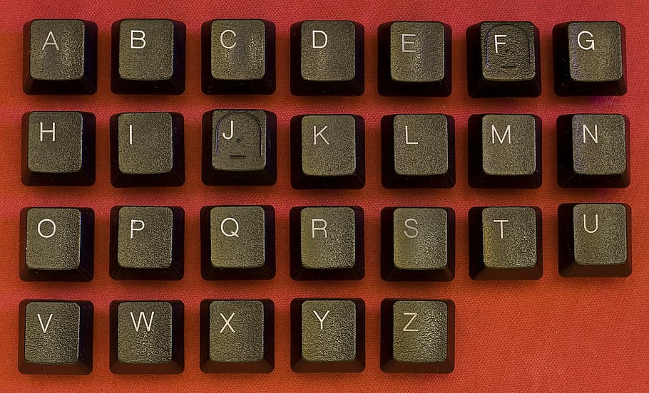 teclas del teclado alfabético, teclado, abc, alfabeto, botón, tecla, letra, símbolo, tecnología, carácter