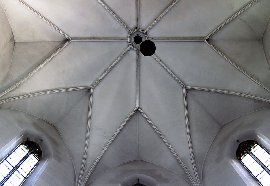 vaulted ceilings, gothic, construction, vault, mystical, architecture, ceiling, built structure, low angle view, indoors
