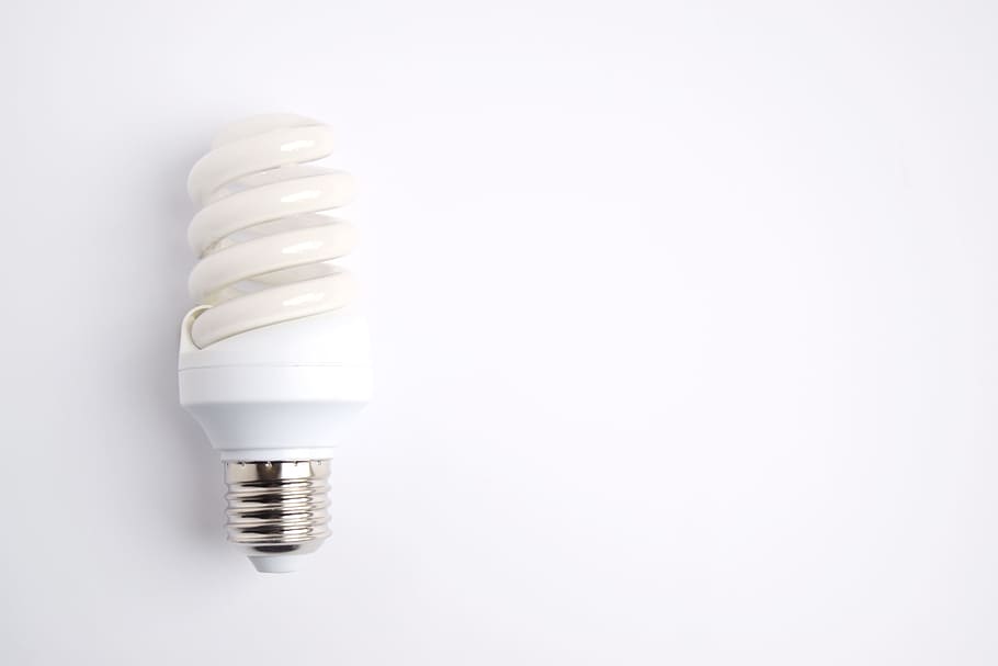 lightbulb, electricity, copy space, white, background, bulb, light, energy, power, lamp