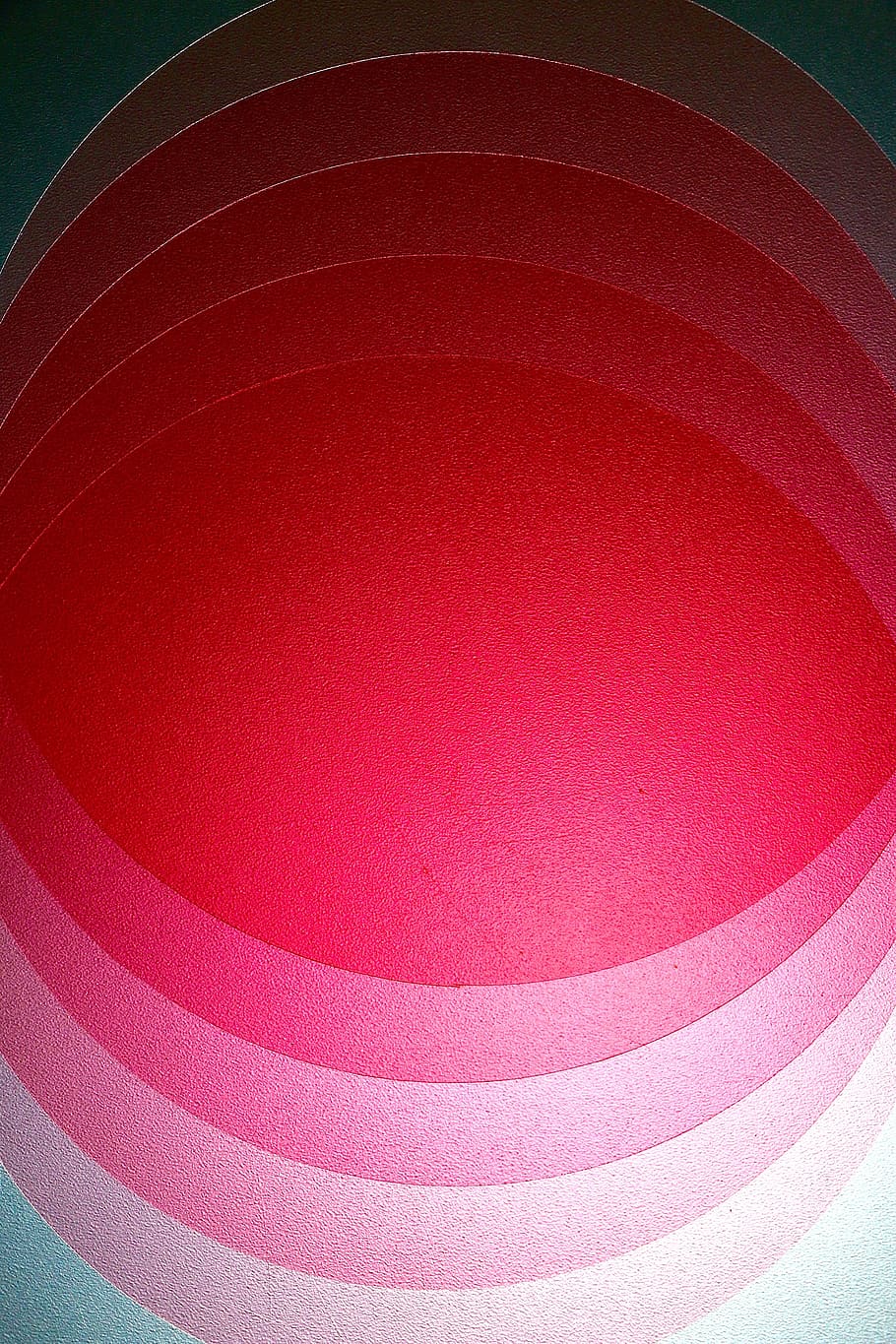 roundels, circle, overlapping, red, multi colored, close-up, paper, pattern, pink color, still life