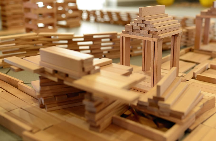 building blocks, wooden blocks, build, live, stack, architecture, play, artwork, blocks, toys