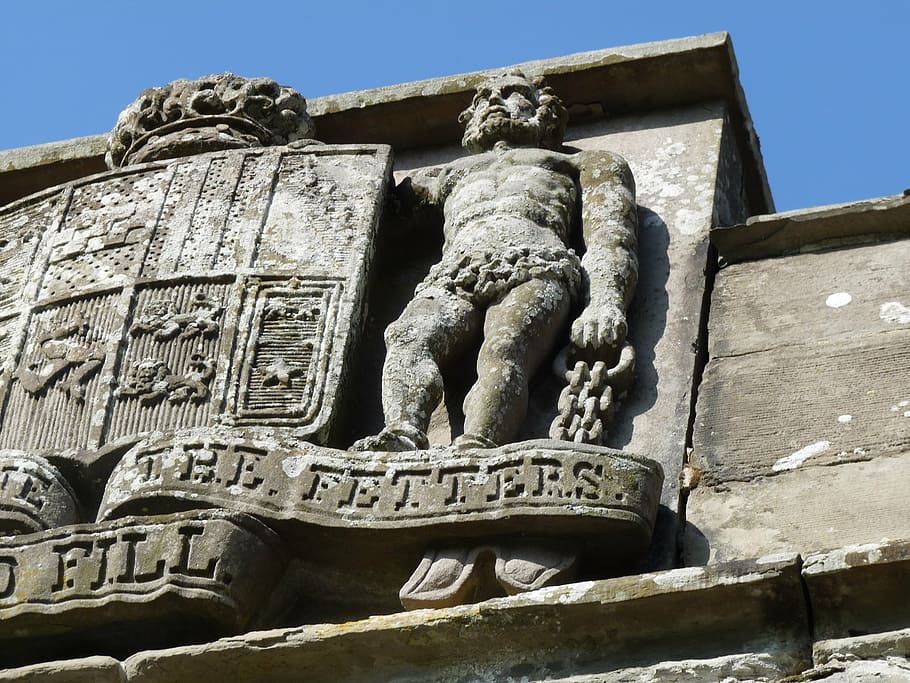 ornaments, scotland, coat of arms, sculpture, art and craft, architecture, representation, history, craft, statue