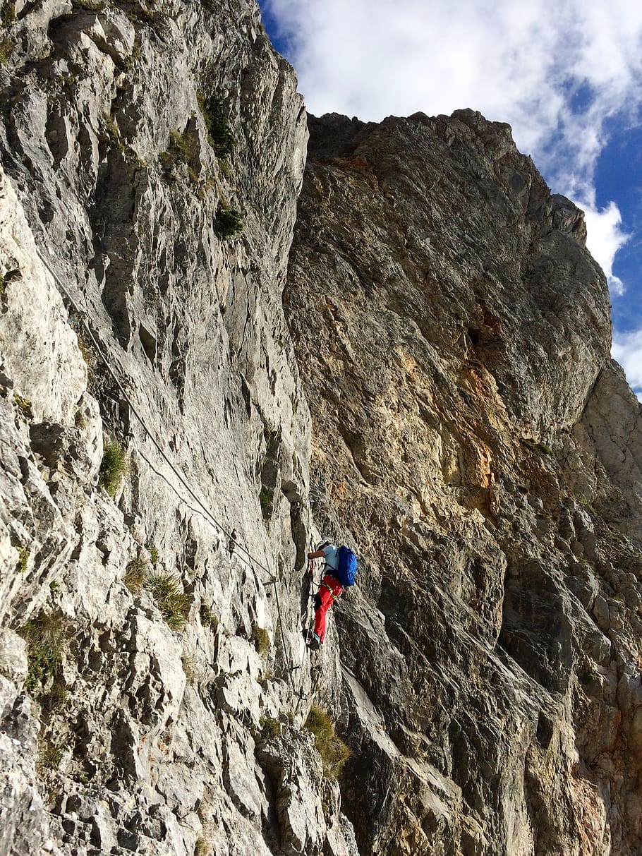 Ferrata, Austria, Climbing, Mountains, rock, rocks, adventure, extreme Sports, mountain, sport