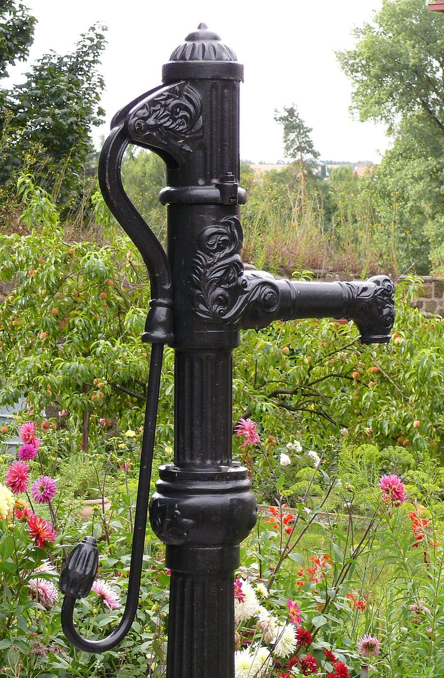 hand pump, tube well, well, pump, water, manual, pipe, traditional, water-pump, obsolete