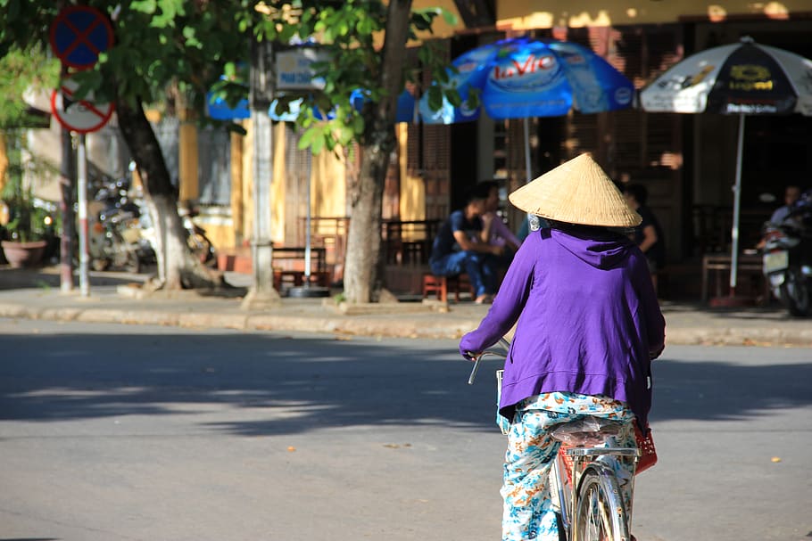 vietnam, hoian, conical, unesco, people, asia, indochina, hat, clothing, real people