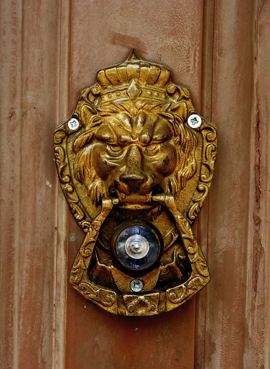 spy, eye, door, entrance, wood - material, close-up, craft, door knocker, art and craft, metal
