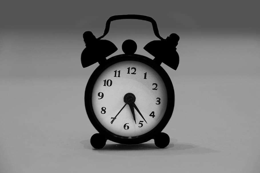 jam, waktu, menit, penunjuk, detik, waktu yang menunjukkan, Jam alarm, jumlah, dalam ruangan, objek tunggal