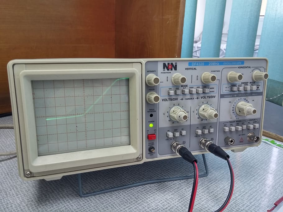oscilloscope, measurement, electronics, current, function, electricity, science, technology, connection, control