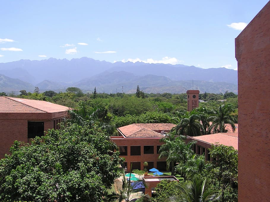 university icesi, farallones, cali, mountains, behind, landscape, colombia, University, Cali, Colombia, forest