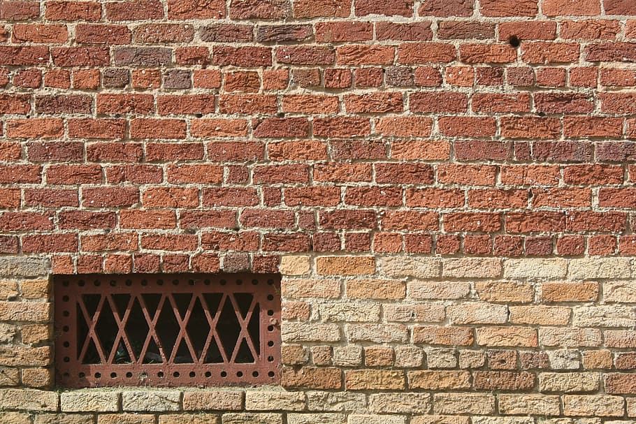 brick, background, grate, wall, hot, sense, hard, brickwall, brick wall, built structure
