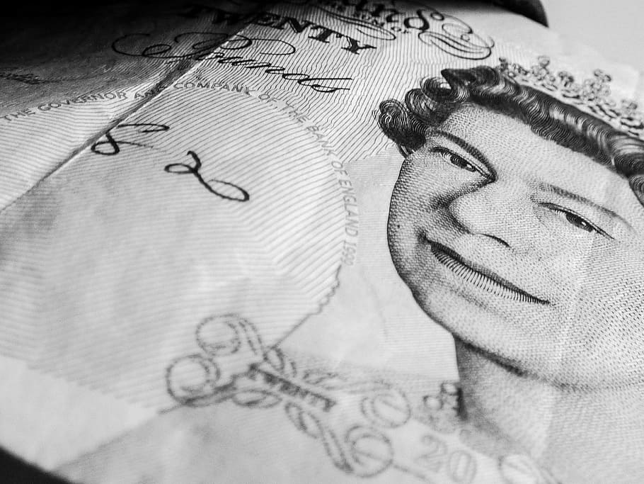 money, banknote, payment, english, united kingdom, queen, britain, england, great britain, kingdom