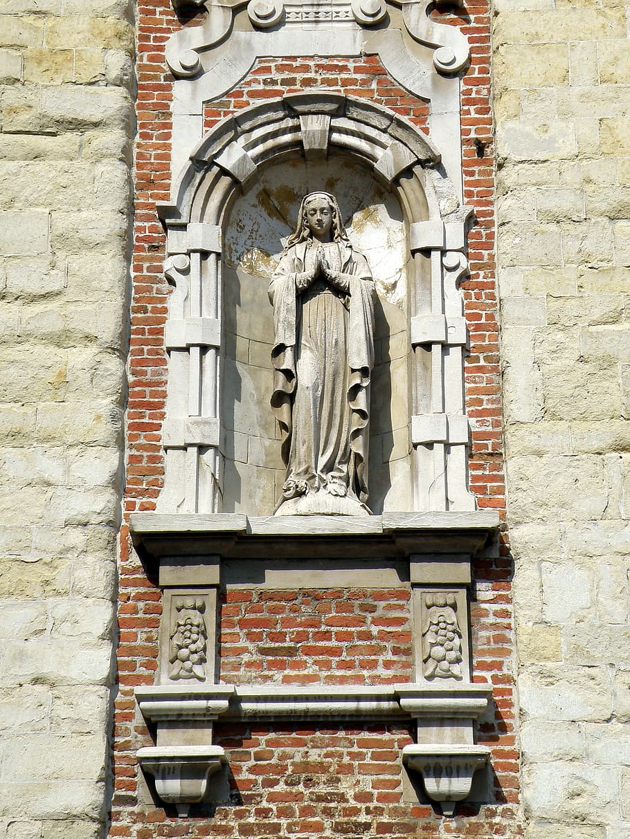 kapucinessenklooster, Antwerpen, biara, belgia, patung, ceruk, agama, arsitektur, eksterior bangunan, struktur bangunan