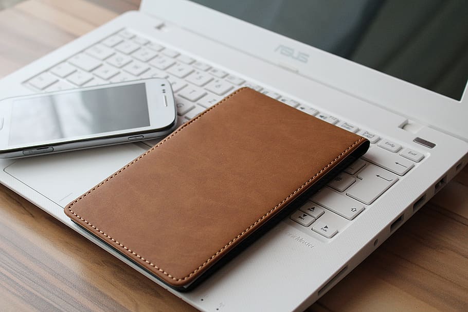 notebook, smartphone, home office, work, technology, indoors, table, wireless technology, communication, business