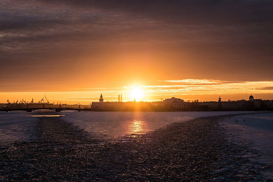 St Petersburg, Sunset, Russia, Winter, evening, beautiful, inimitably, stroll, mood, st petersburg russia