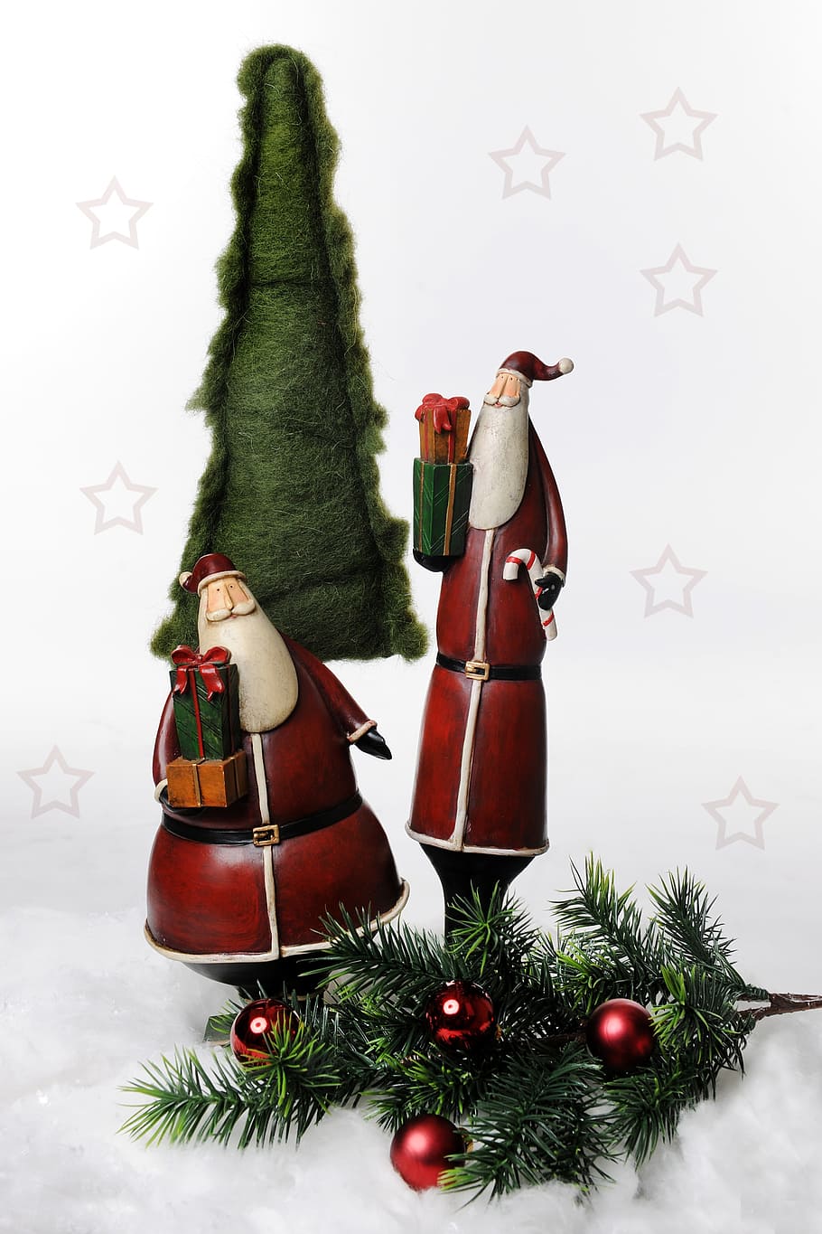 クリスマスモチーフ, サンタクロース, クリスマス, 図, クリスマスの時期, 装飾, クリスマスの装飾, お祝い, 休日, クリスマスツリー