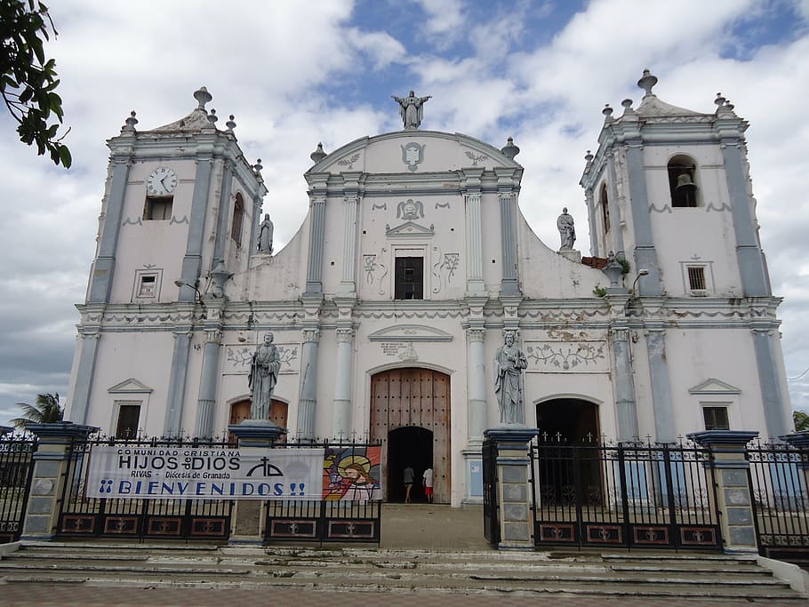 church, rivas, nicaragua, central america, architecture, religion, famous Place, christianity, cathedral, built structure