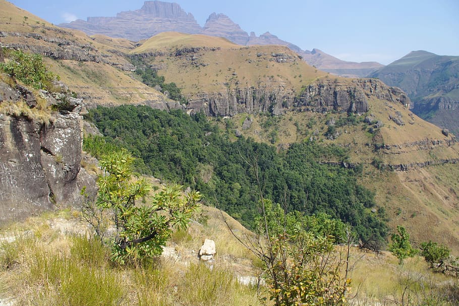 south, africa, South Africa, Drakensberg Mountains, hiking trails, sky, landscape, travel, wilderness, nobody around