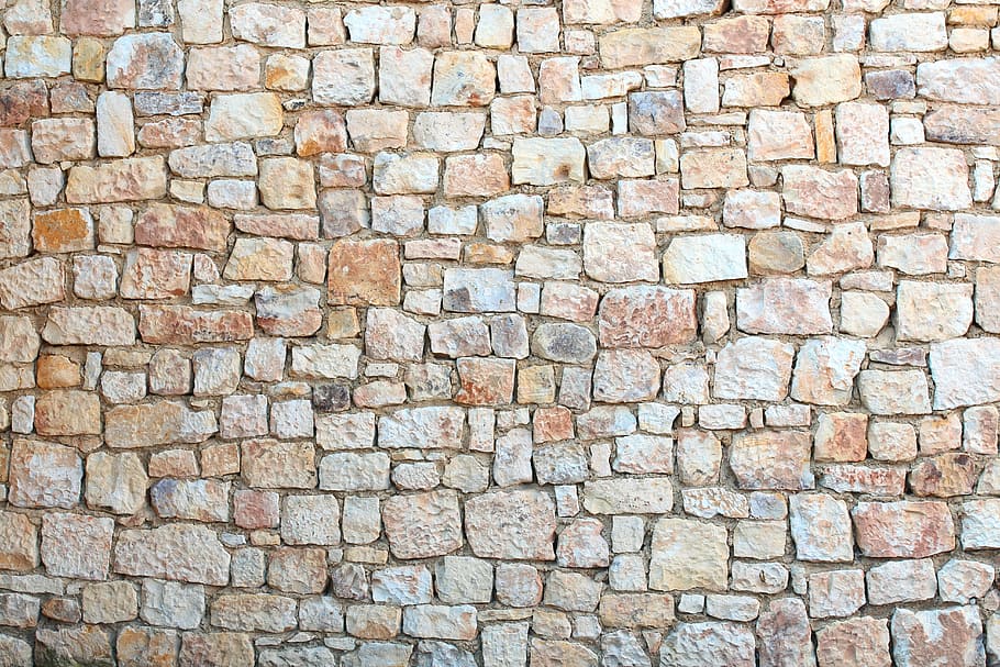 brown brick wall, Wall, Background, Stones, brick, backgrounds, wall - Building Feature, pattern, old, textured