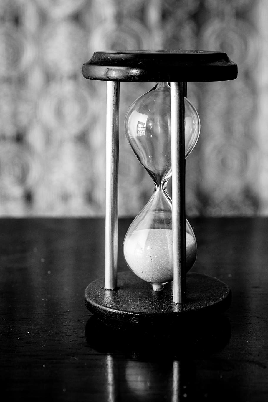hourglass on table, Time, Clock, Hourglass, Hour, time, clock, passage of time, antique watch, watches, time clock