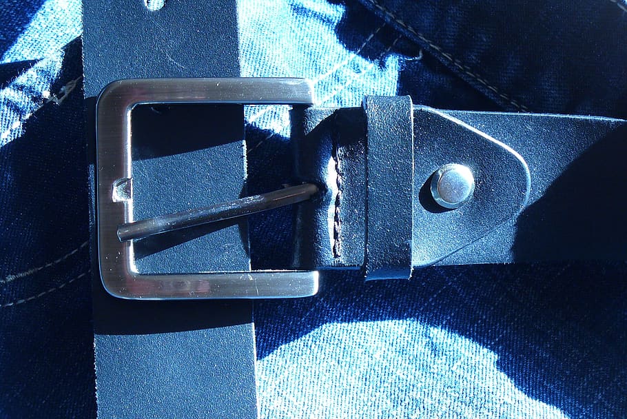 black leather belt, belt, pants, leather, denim, fashion, clothing, style, garment, buckle