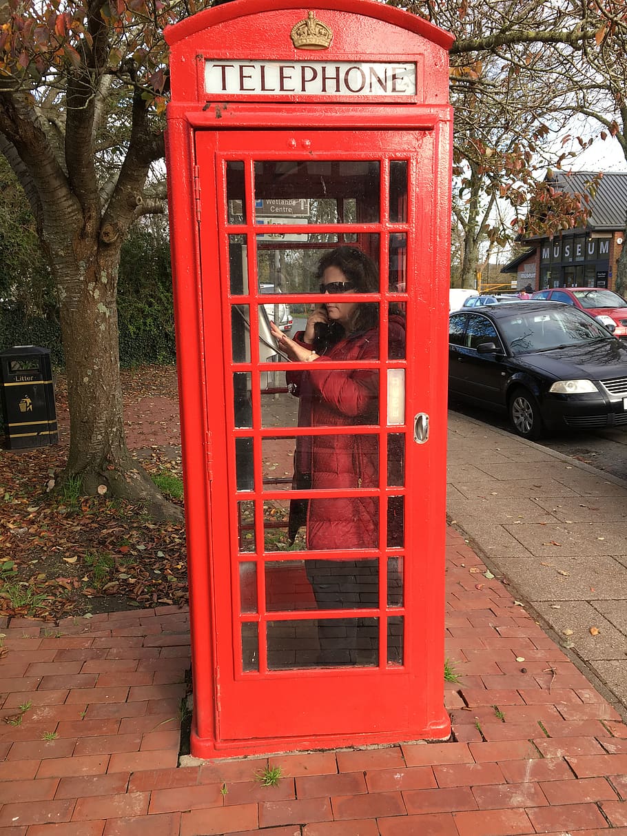 cabina telefónica inglesa, inglaterra, teléfono, rojo, británico, teléfono público, llamada telefónica, comunicación, modo de transporte, cabina telefónica