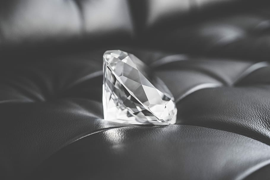 grande, cristal de diamante de vidro, preto, sofá de couro, cristal de diamante, couro, sofá, tudo preto, preto e branco, cristais