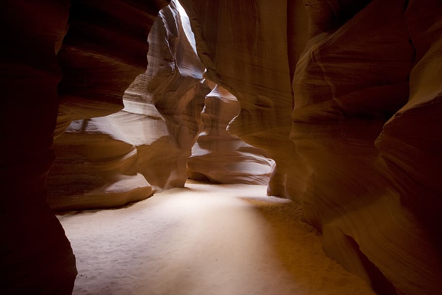 antelope canyon, arizona, antelope canyon, slot canyon, arizona, sandstone, rock, light shaft, slot, upper, usa
