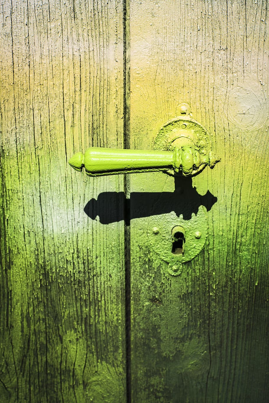 door handle, old, graffiti, old door, wood, door lock, door knob, handle, house entrance, antique