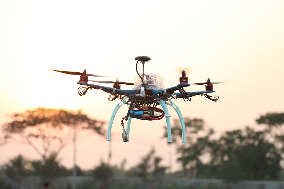 drone, quadcopter, teknologi, pesawat, penerbangan, helikopter, nirkabel, tak berawak, kendaraan, digital