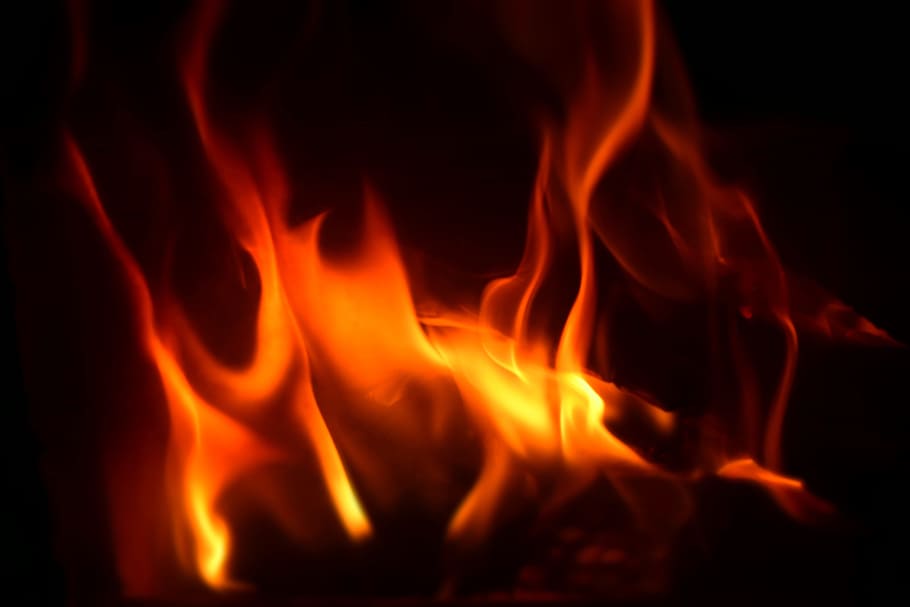 open fire, flame, heat, fire, fireplace, burn, blaze, warm, wood fire, embers