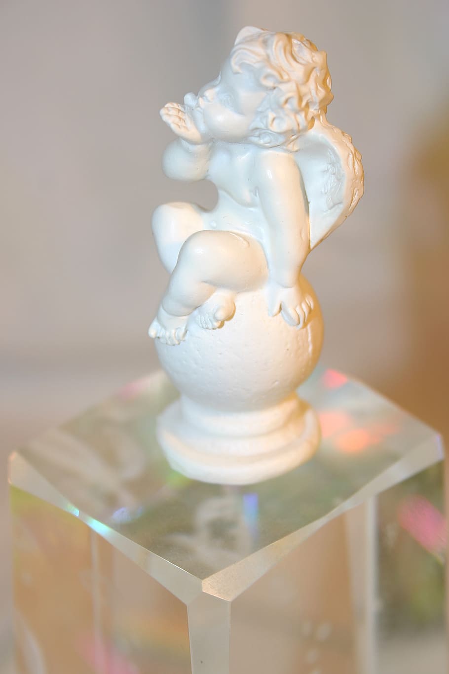 cherub, angel, angel figure, figure, wing, sculpture, small, decoration, heavenly, porcelain figurine