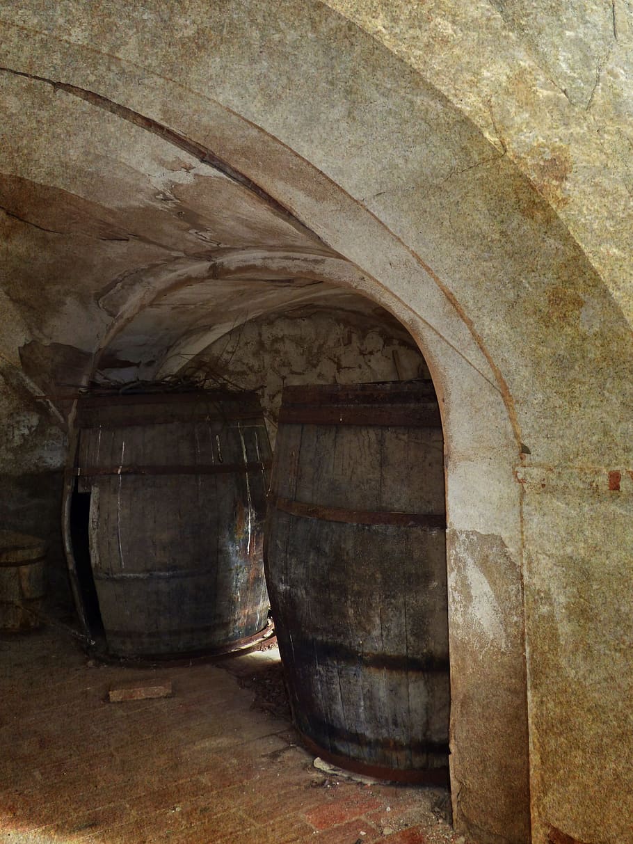 Winery, Barrel, Cask, Wine, Bobda, Old, cask, wine, cellar, indoors, wine cellar